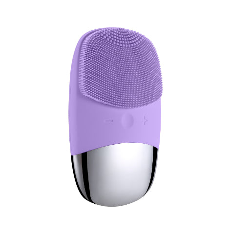 Mini Silicone Electric Face Cleansing Brush – Facial Cleanser & Skin Massager for Deep Skincare