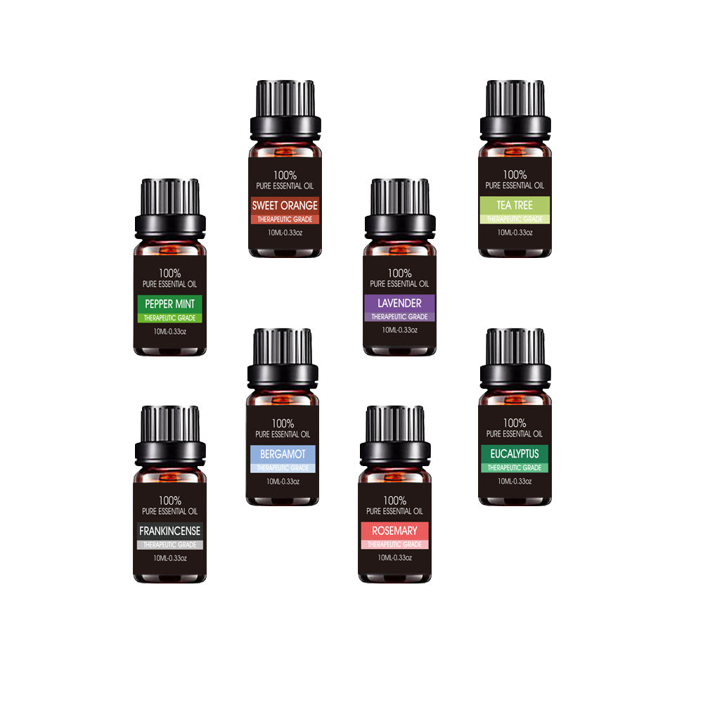 Organic Essential Oils Set – Therapeutic Grade Aromatherapy Oils Gift Kit for Diffusers