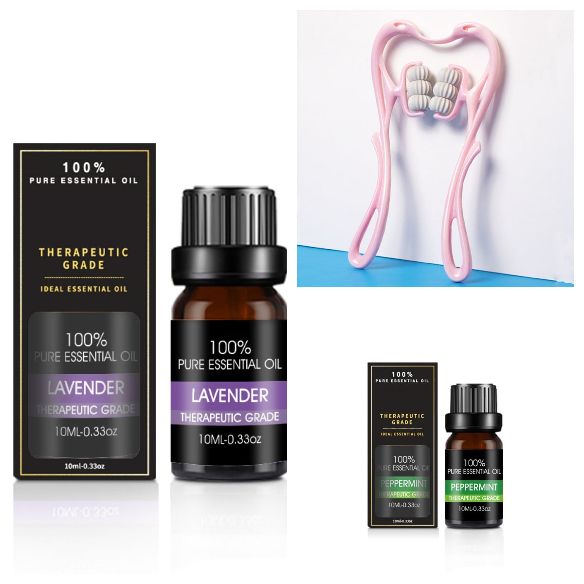 Organic Essential Oils Set – Therapeutic Grade Aromatherapy Oils Gift Kit for Diffusers