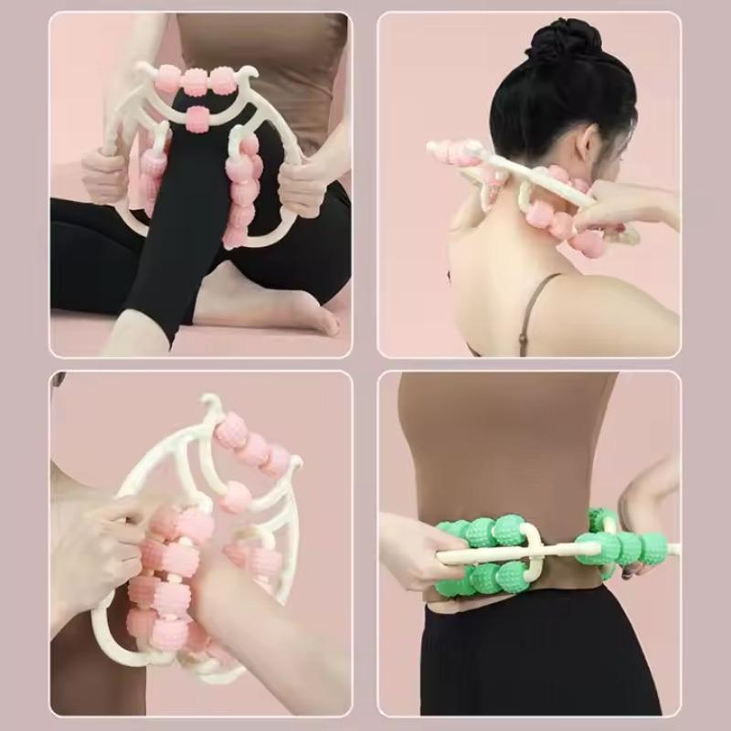 Double-Row 20-Roller Leg Massager – Foot & Calf Reflexology for Relaxation & Circulation