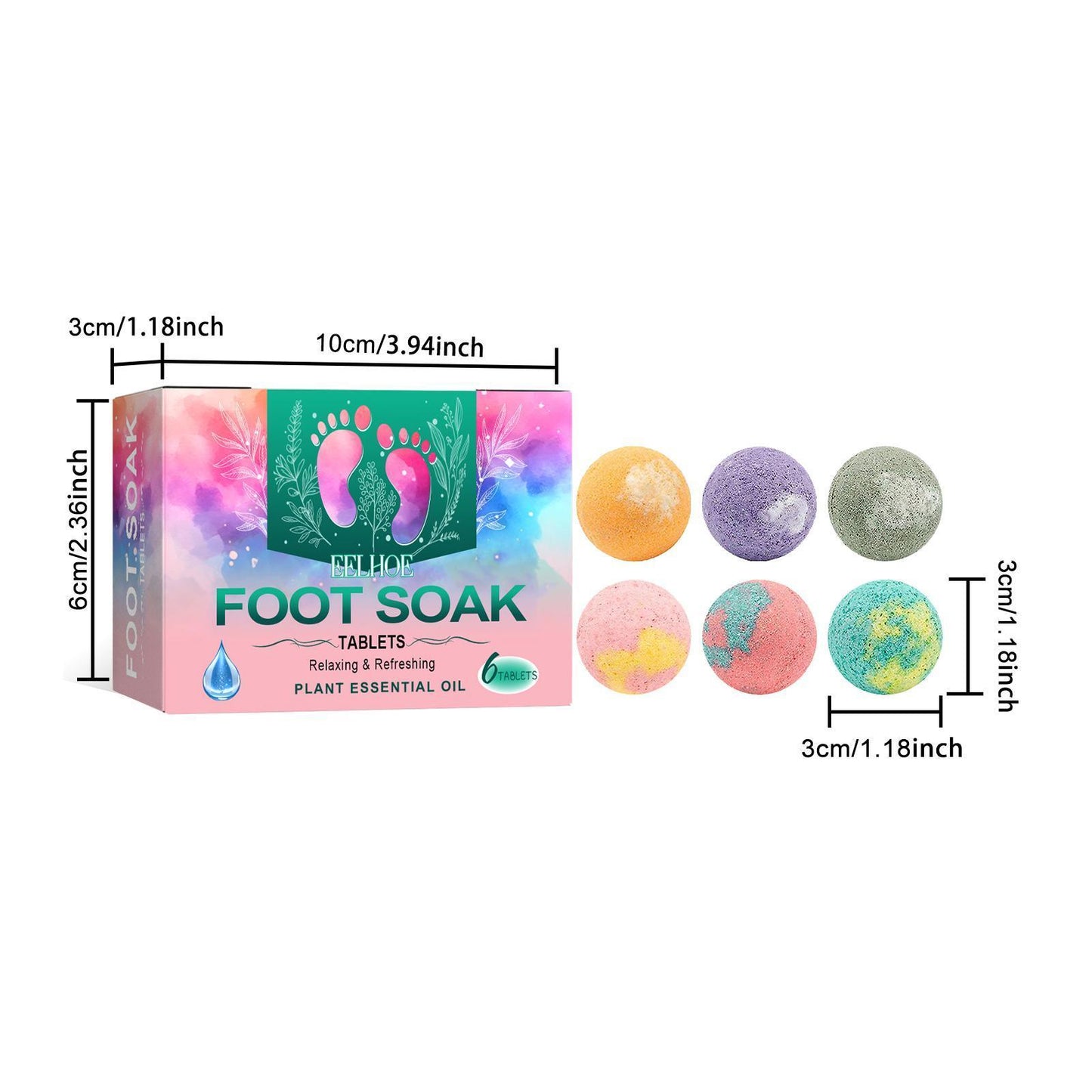 Yihe Ginger Foot Bath Balls – Relaxing Foot Soak for Cold Relief, Detox, and Better Sleep